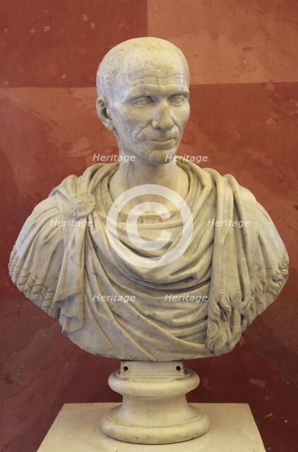 Portrait bust of Gaius Julius Caesar, 16th century. Artist: Unknown