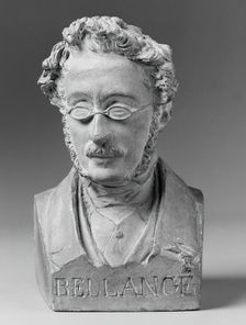Portrait Bust of Joseph-Louis-Hippolyte Bellange, 1847. Creator: Jean-Pierre Dantan