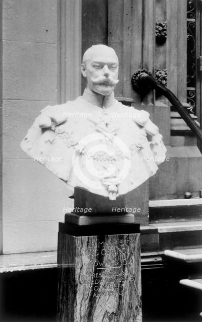 Portrait bust of King George V, 1914. Artist: George Frampton