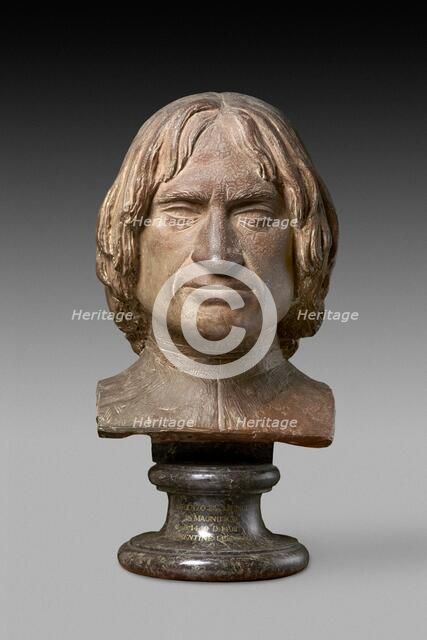 Portrait bust of Lorenzo de' Medici, late 15th century. Creator: Anon.