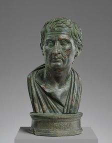 Portrait Bust of Menander, 25 B.C.-A.D. 50. Creator: Unknown