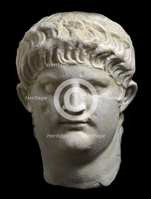 Portrait bust of Nero.