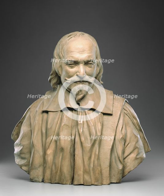 Portrait Bust of Ottaviano Acciaiuoli, c1659. Creator: Ercole Ferrata.