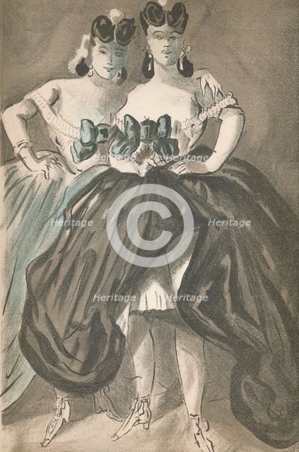 'Portrait by Constantin Guys', c1860, (1939). Artist: Constantin Guys.