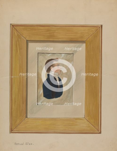 Portrait, c. 1936. Creator: William Vergani.