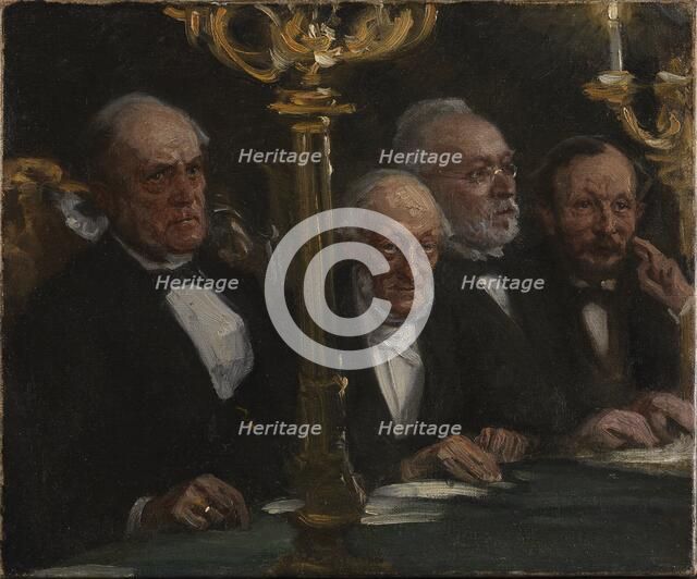 Portrait Group, 1896. Creator: Peder Severin Kroyer.