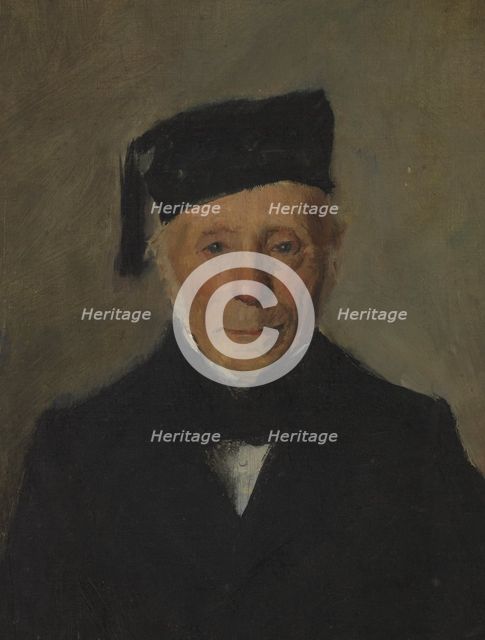 Portrait d'un vieillard, 1882. Creator: Louis Picard.