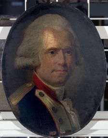 Portrait d'un adjudant-major d'un régiment de ligne, c1790. Creator: Unknown