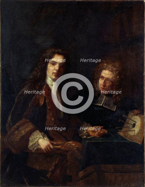 Portrait d'un maître et de son élève, c1700. Creator: Ecole Francaise.