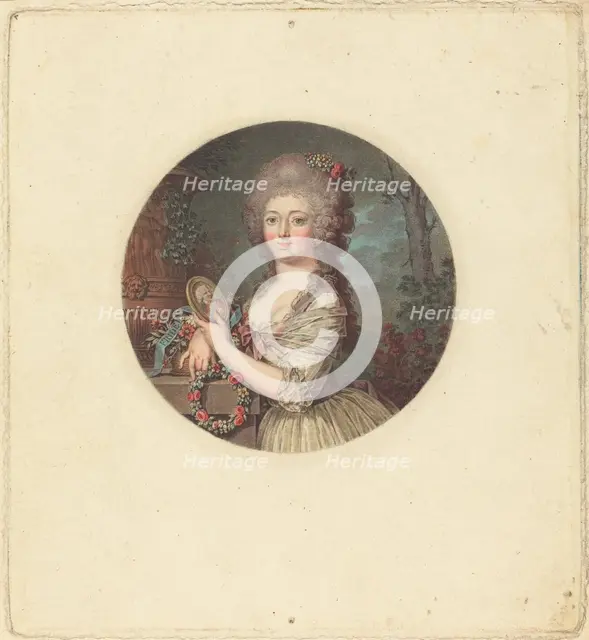 Portrait d'une jeune princesse. Creator: Jean Francois Janinet.