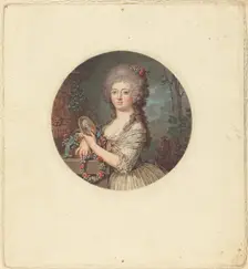 Portrait d'une jeune princesse. Creator: Jean Francois Janinet