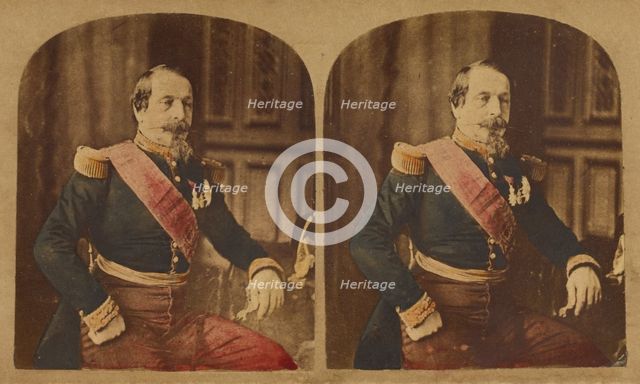 Portrait d'Apres Nature de Sa Majeste Napoleon III (Charles-Louis) Empereur des Francais...1858. Creator: Mayer & Pierson.