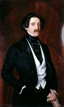 Portrait d'Edouard Caillard, 1847. Creator: Victor-Louis Mottez