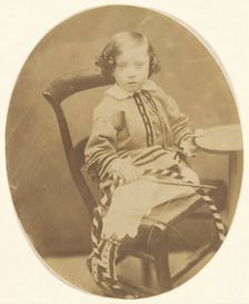 Portrait d'Enfant (Portrait of a Child), about 1853. Creator: Andre-Adolphe-Eugene Disderi