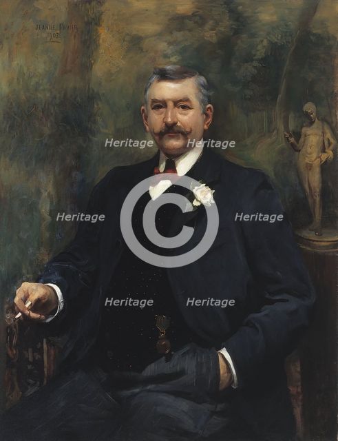 Portrait d'Ernest Cognacq, 1903. Creator: Jeanne-Magdeleine Favier.