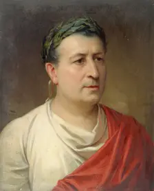 Portrait d'Henri Maubant (1821-1902), sociétaire de la Comédie-Fançaise dans le rôle..., c1883. Creator: Daniel Berard
