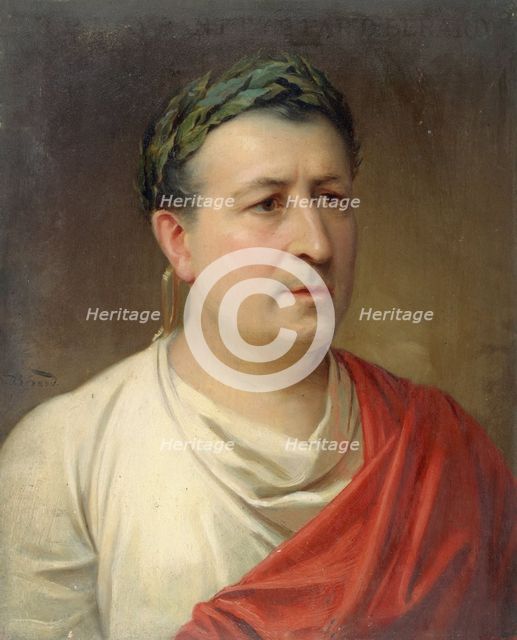 Portrait d'Henri Maubant (1821-1902), sociétaire de la Comédie-Fançaise dans le rôle..., c1883. Creator: Daniel Berard.