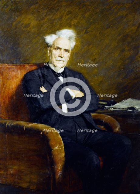 Portrait d'Henri Rochefort (Victor-Henri, marquis de Rochefort-Luçay, dit), homme..., c1908. Creator: Marcel Baschet.