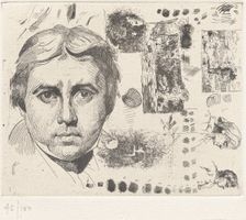 Portrait d'Ingres (Portrait of Ingres), 1844, printed 1982. Creator: Charles Nègre