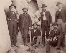 Portrait-Davidson, Gilbert, Finley, Winston, Morse, Edmonds, 1890. Creator: Carleton Emmons Watkins