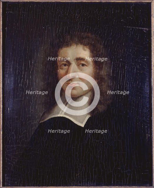 Portrait d'Antoine Furetière (1619-1688), écrivain et lexicographe, c1660. Creator: Ecole Francaise.