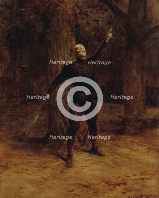 Portrait de Constant Coquelin, dit Coquelin aîné, dans le rôle de Cyrano de Bergerac, 1901. Creator: Theobald Chartran.