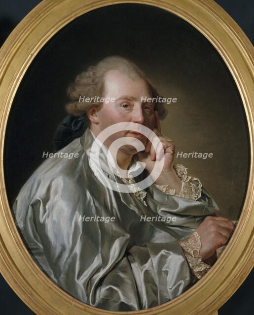 Portrait de Charles-Claude de Flahaut de la Billarderie, comte d'Angiviller (1730-1809)..., , c1771. Creator: Etienne Aubry.