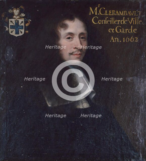 Portrait de Charles Clérambault, conseiller de la Ville de Paris en 1661, 1662. Creator: Ecole Francaise.