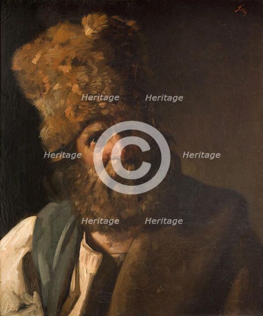 Portrait de Charles Jacques à son retour du service militaire, c.1837. Creator: Philippe Auguste Jeanron.