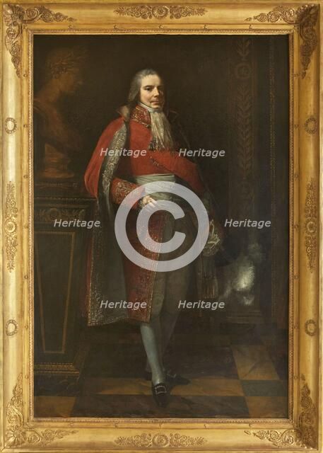 Portrait de Charles-Maurice de Talleyrand-Périgord (1754-1838), en habit de grand chambellan, 1807. Creator: Pierre-Paul Prud'hon.