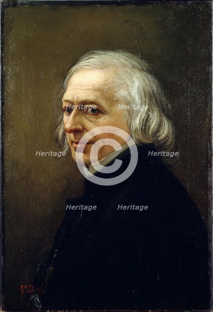 Portrait de Charles Philipon (1800-1862), dessinateur et journaliste, c1860. Creator: Gustave Doré.