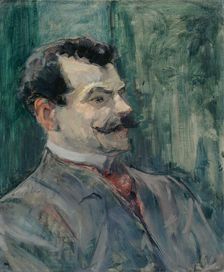 Portrait de André Rivoire, c.1901. Creator: Henri de Toulouse-Lautrec