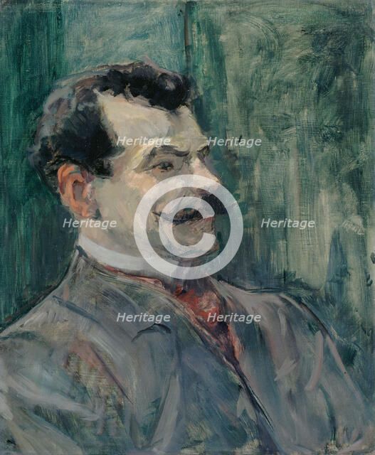 Portrait de André Rivoire, c.1901. Creator: Henri de Toulouse-Lautrec.