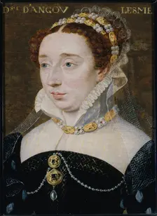 Portrait de Diane de France, duchesse d'Angoulême (1538-1619), fille légitimée d'Henri II, c1570. Creator: Francois Clouet