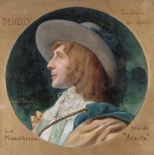 Portrait de Emile Dehelly (1871-1969), sociétaire de la Comédie-Française, dans le rôle..., 1909. Creator: Louis Edouard Paul Fournier