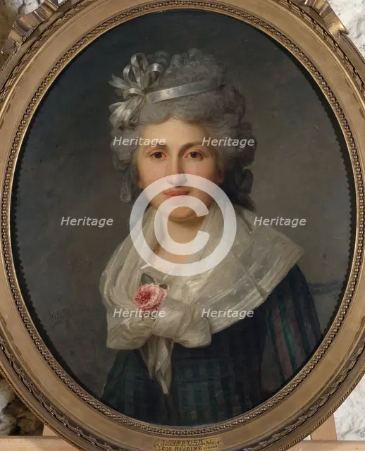 Portrait de femme, 1792. Creator: Antoine Vestier.