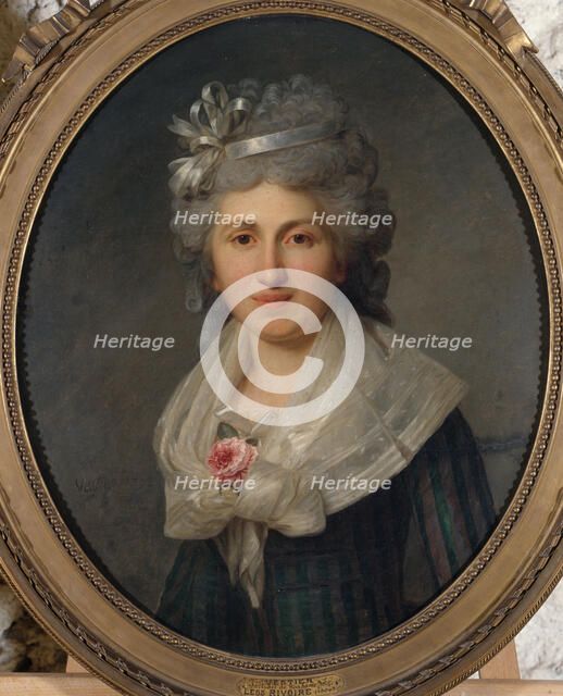 Portrait de femme, 1792. Creator: Antoine Vestier.