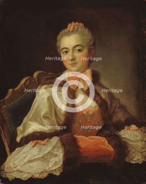 Portrait de femme. Creators: Pierre Allais, Francois Hubert Drouais.