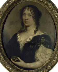 Portrait de femme, autrefois identifiée comme Mme de Sévigné, c1680. Creator: Ecole Francaise