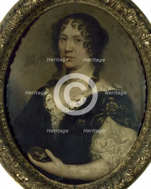 Portrait de femme, autrefois identifiée comme Mme de Sévigné, c1680. Creator: Ecole Francaise.