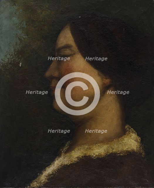 Portrait de femme, c.1855. Creator: Gustave Courbet.