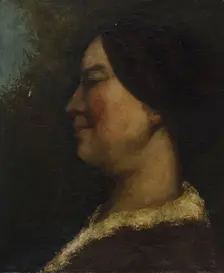 Portrait de femme, c.1855. Creator: Gustave Courbet