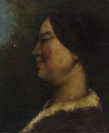 Portrait de femme, c.1855. Creator: Gustave Courbet