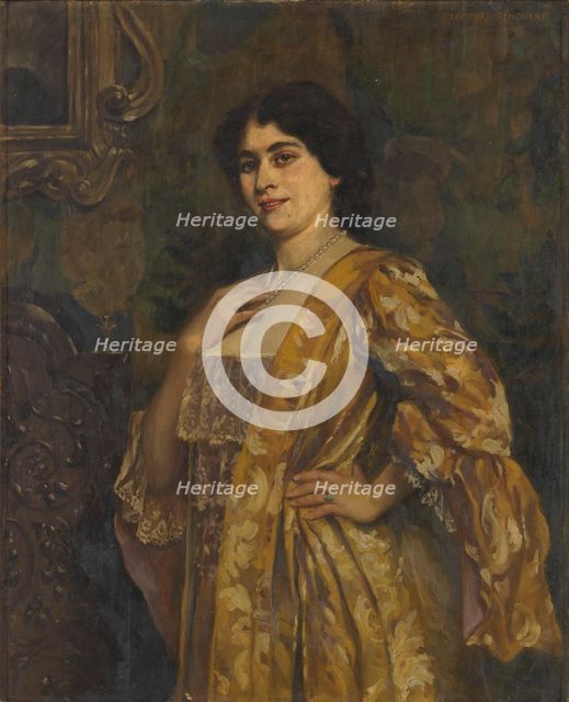 Portrait de femme, c.1911. Creator: Paul Marie Lapierre-Renouard.