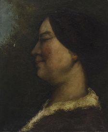Portrait de femme, c.1855. Creator: Gustave Courbet
