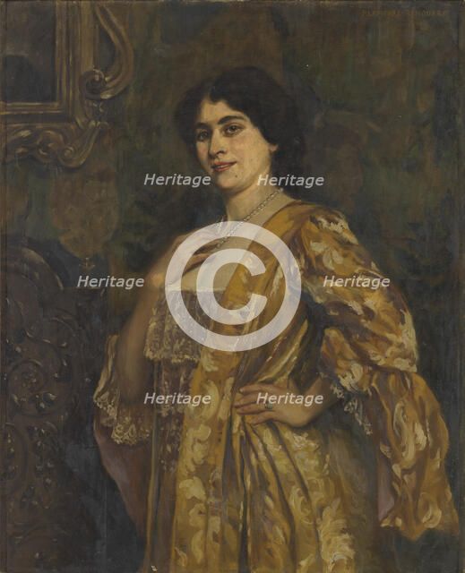 Portrait de femme, c.1911. Creator: Paul Marie Lapierre-Renouard.
