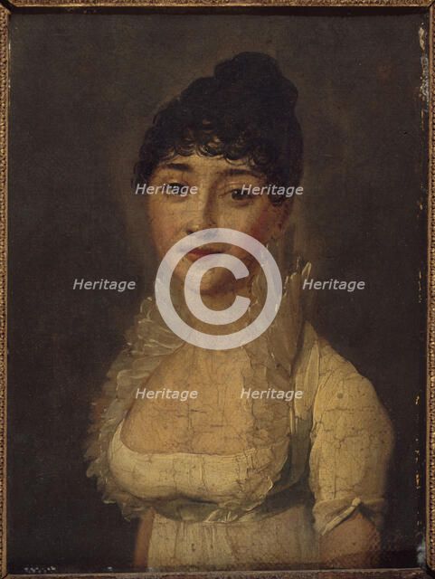 Portrait de femme en robe blanche, c1805. Creator: Louis Leopold Boilly.