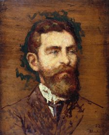 Portrait de François Ziem, c.1852 — 1853. Creator: Adolphe Monticelli