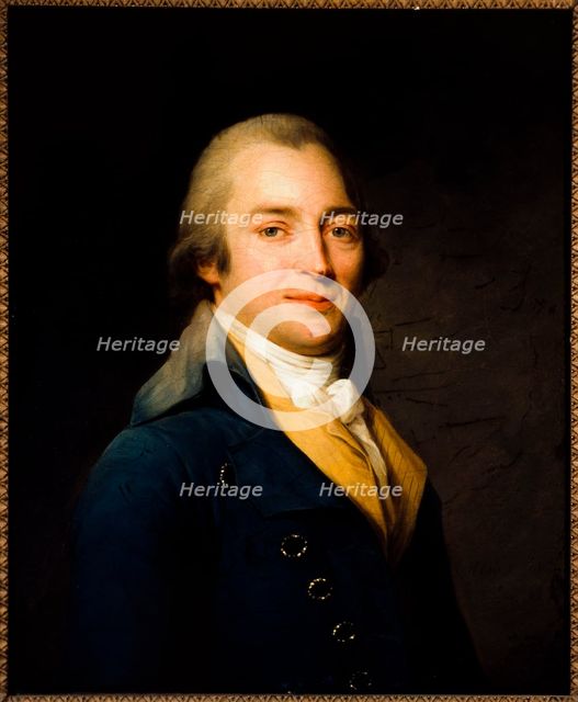 Portrait de John Moore (1729-1802), romancier et médecin, 1795. Creator: Antoine Vestier.