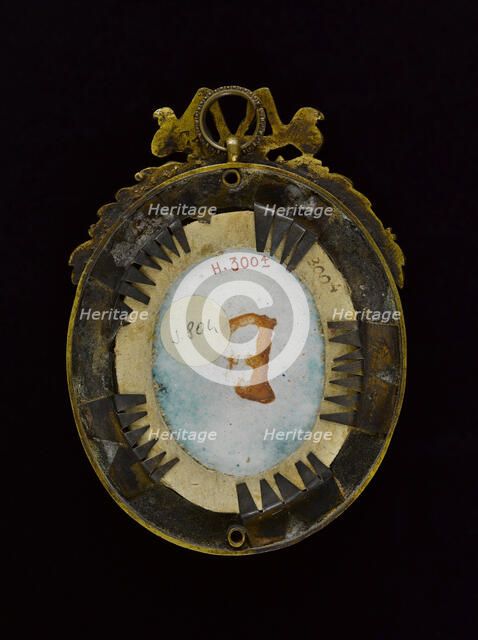 Portrait de jeune femme au fichu blanc. Creator: Ecole Francaise.